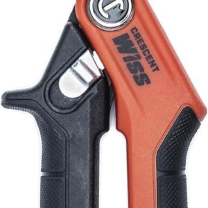 Crescent Wiss 7-12 Titanium Coated Tradesman Utility Shears - Industrial Heavy Duty Utility ShearsScissors for Cutting Leather, Wire, Cardboard - CW7T