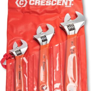Crescent 3 Piece Adjustable Cushion Grip Wrench Set 6, 8 & 10 - AC26810CV